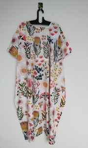 Vestido Kaftán de Algodón Indio Hecho a Mano, Kimono de Playa, Túnica Bohemia, Atuendo de Verano para Vacaciones - Product Image 3