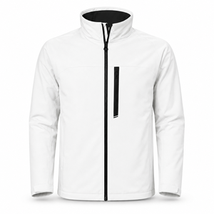 Veste coupe-vent pour homme Skyler, avec logo personnalisé, imperméable, matelassée, fermeture éclair, doublure en polaire, idéale pour l'automne - Product Image 1