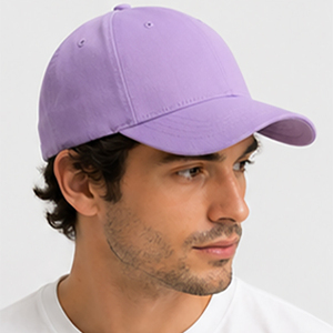 Gorra de Béisbol de Algodón Lavanda, Ajustable, Unisex, Casual, para Primavera/Verano, Transpirable, 100% Algodón - Product Image 5