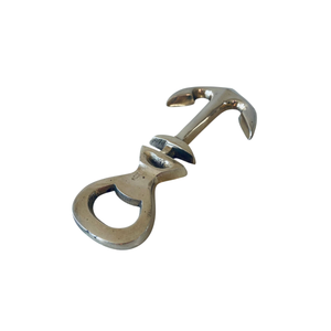 Décapsuleur Ancre en Laiton Massif Finition Dorée, Ouvre-Bouteille Nautique Créatif en Métal, Vente en Gros d'Articles de Bar, Logo Personnalisable - Product Image 1