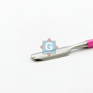 Empujador y Removedor de Cutículas de Acero Inoxidable con Recubrimiento en Polvo Gris, Reutilizable y Duradero, con Palito de Madera para Manicura - Product Image 5