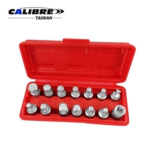 Tayvan CALIBRE 14 adet yağ tahliye tapası karter anahtar priz temizleme aracı seti - Product Image 5