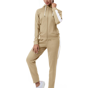 Women's Custom Sweat Suit Tracksuit Set <b>Jogger</b> Pants Breathable Vintage Style 2 in 1 Design Viscose/<b>Polyester</b> - Product Image 3