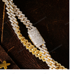 5MM 24inch Luxury Silver Moissanite Cuban Chain <b>Necklace</b> Hip Hop Stylish <b>Statement</b> Fashion Unisex <b>Necklace</b> Trendy Party Chain - Product Image 2