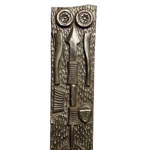 Indian Naga Tribal Wooden Wall Panel Hand Carved Architectural Decor Antique <b>Rustic</b> Hotel Interior Mix Match 1 Container - Product Image 2