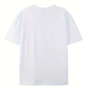 Camiseta de streetwear personalizada de alta calidad con estampado serigrafiado, corte cuadrado, 100% algodón, para hombre, con efecto lavado ácido. - Product Image 2