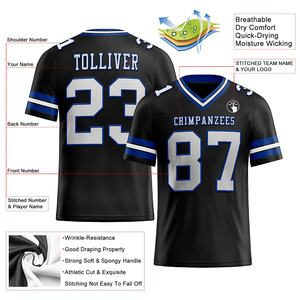 Ropa Deportiva, Jersey de Fútbol Negro, Malla Blanca Real, Auténtico, de Alta Calidad, Transpirable, para Entrenamiento - Product Image 2
