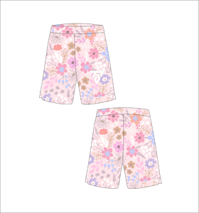 กางเกงขาสั้นชายลายดอกไม้ เอวยางยืด แห้งเร็ว สวมใส่สบาย ผ้าทอ - Product Image 1