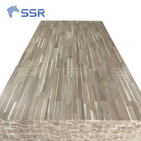 SSR VINA - Panneau en bois d'acacia à joint en doigt de pouce, épaisseur 18 mm - Haute qualité, prix abordable et personnalisable