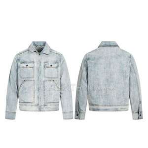 Casual Wear <b>Men</b> Jeans <b>Jacket</b> For sale Online Top Quality <b>Light</b> Weight Jeans <b>Jacket</b> For <b>Men</b> Use - Product Image 3