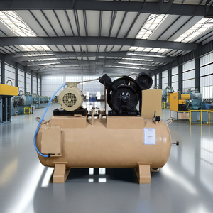 Compresseur d'air électrique à double étage, double cylindre, lubrifié à l'huile, refroidi par air, 220V/380V, haute efficacité, modèle industriel DSDC-5 - Product Image 1