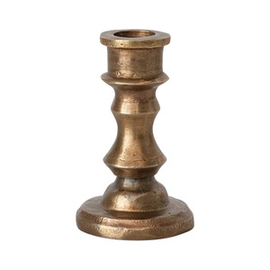 Traditional <b>Brass</b> Candle <b>Holder</b> for Home Table Presentation Prayer Gathering Display with Premium Interior Enhancement - Product Image 6