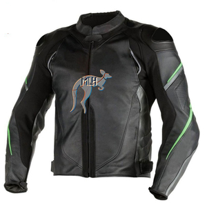 Leather <b>Racing</b> <b>Jackets</b> for Motorbikes Premium Quality Kangaroo Cowhide Milled Made in Pakistan Motorbike Wear Perforated - Product Image 2