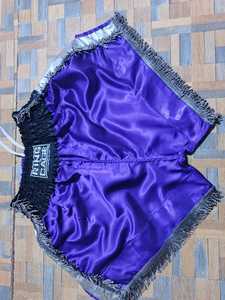 Pantalones cortos de Muay Thai con costuras de primera calidad, material ligero y cintura elástica. Servicio OEM. - Product Image 3