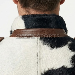 Custom Inside Pockets Design <b>Men</b> Cowhide Leather <b>Jacket</b> OEM Real Genuine Leather Wholesale Biker Wear <b>Jacket</b> - Product Image 6