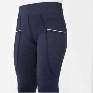 High Quality 4-way Stretch Horse Riding Breeches Leggings Tights Equestrian Wear Pants on Technical Fabric with Soft Feel - Product Image 4