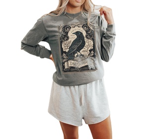 Women's Sweatshirt Wholesale Casual Crewneck & Hoodie Fleece Pullover <b>Winter</b> <b>Tops</b> Custom Logo Streetwear Fashion Apparel - Product Image 1