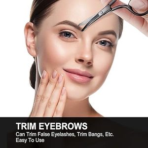 Tijeras Profesionales para Recortar el Vello de la Nariz, Herramienta de Aseo Facial de Acero Inoxidable, Tijeras de Alta Precisión para el Cuidado de la Belleza para Hombres - Product Image 4