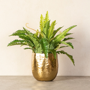 Pot de fleurs en cuivre martelé, pot décoratif moderne pour plantes d'intérieur, salon, bureau, maison, jardin - Product Image 2