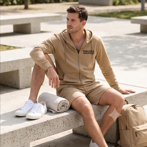 Conjunto Deportivo de Verano Unisex, Secado Rápido, Transpirable, Ecológico, 100% Poliéster, Ropa Deportiva con Logotipo Personalizado, Conjunto de Gimnasio de 2 Piezas - Product Image 5