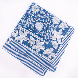 Bandana carré unisexe multifonctionnel en coton de qualité supérieure, imprimé floral, écologique, respirant, à nouer, pour le quotidien - Product Image 6