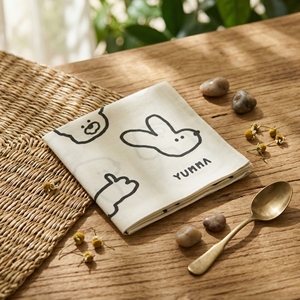 [K-ESSENTIALS] Coffret Cadeau de Mouchoirs de Luxe Noirs à Motifs Animaux, en Coton Premium 60s Doux Imprimé, Mouchoir de Poche - Product Image 3