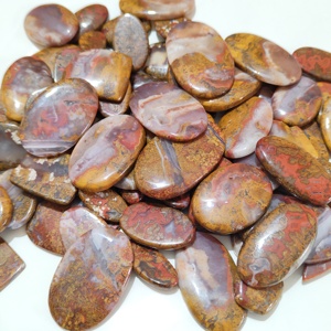 Natural Seam Agate Loose Gemstone Cabochon Wholesale Cut Gemstone for Fine Jewelry Making & Crafts - Product Image 5