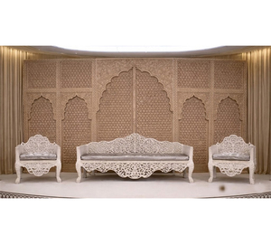 Mughal Style Wooden Backdrop <b>Frames</b> for <b>Wedding</b> Stage Handcrafted Mughal Style Wooden <b>Wedding</b> Stage Decor laser cut <b>wedding</b> USA - Product Image 1
