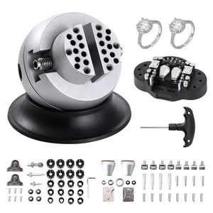 Morsa a sfera da 3 pollici per incisione con rotazione a 360 gradi, 70 accessori per blocco di incisione gioielli - Product Image 1