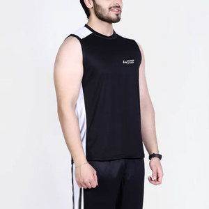 เสื้อกล้ามผู้ชาย โพลีเอสเตอร์/คอตตอน ผ้าทึบ ระบายอากาศ แห้งเร็ว ทรงปกติ สไตล์สตรีทแฟชั่น - Product Image 4