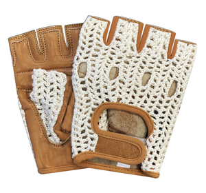 Breathable Polyester Lace-up Half Finger Non-Slip Riding Gloves for Men Winter <b>Cycling</b> & Motorbike Outdoor Sports - Product Image 3