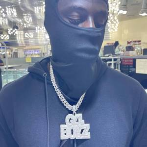 Colgante de Lujo Personalizado con Letra de Moissanita Iced Out, Plata 925, Colgante Hip Hop Personalizado con Inicial, Colgante con Logotipo Personalizado - Product Image 2