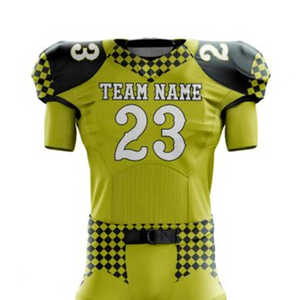 <b>Athletic</b> American Football Uniform Ventilated Mesh Senior Competitive Customized Sublimation Print - Product Image 2