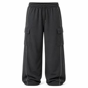 Customized Unisex Casual Baggy Tracksuit High Quality Breathable Quick Dry Polyester/Cotton Wholesale Bulk Custom Logo OEM Men - Product Image 5