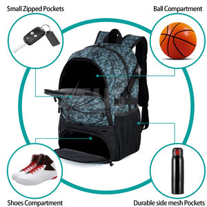 Sacs de basket-ball de haute qualité, couleur unie, nouveau style, accessoires de sport, sacs de basket-ball - Product Image 2