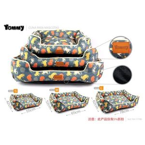 Set Cuccia per Cani Yommy Stampata con Motivo Ossa e Stelle, Cuscino Morbido per Cani Taglie S M L - Product Image 4