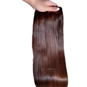 गर्म बिकने वाली स्वस्थ बनावट रेशमी हड्डी सीधे सुपर डबल खींचे गए बाल एक्सटेंशन फैक्टरी मूल्य बाल बंडल कच्चे भारतीय बाल