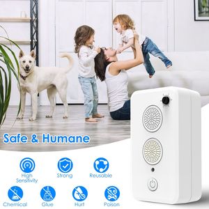 Appareil Répulsif Ultrasonique Rechargeable Contre les Chauves-Souris et Nuisibles, 6 Niveaux Réglables, Répulsif d'Intérieur et d'Extérieur Contre les Oiseaux et les Souris, Options 2 ou 4 Pièces - Product Image 5