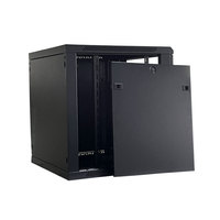 Armoire murale démontable à section unique avec porte en verre trempé de 19 pouces, largeur 600 mm, profondeur 450 mm 600 mm