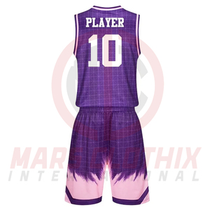 Conjunto de Uniforme de Baloncesto Personalizado para Adultos, Transpirable, de Secado Rápido, Conjunto de Camiseta y Pantalones Cortos de Baloncesto para Equipo - Product Image 3