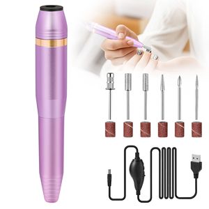 Set Professionale Portatile di Trapani Elettrici per Unghie con Punte per Acrilico e Gel per Manicure e Pedicure - Product Image 1