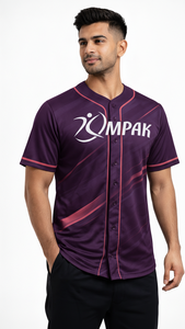Maillot de baseball premium pour hommes, coupe moderne, tissu respirant et impression par sublimation intégrale. - Product Image 4