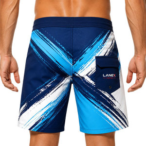 Custom <b>Men</b>’s Abstract Geometric Print Board Shorts Quick Dry Surf Swim <b>Trunks</b> 4-Way Stretch Beachwear Summer Water Sports Shorts - Product Image 4