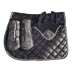 Juego de Sillín de Lujo con Textura de Cocodrilo, el Mejor Juego de Accesorios Ecuestres - Product Image 4