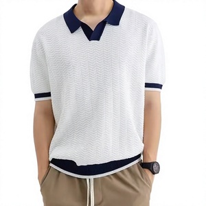 Compre Camisetas Polo de Algodón de Alta Calidad para Hombre, Estilo Casual de Verano para Exteriores, Corte Ajustado - Product Image 1