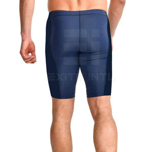 Breathable Custom Made Solid <b>Compression</b> <b>Shorts</b> for <b>Men</b>-Windproof Quick Dry Spandex/Polyester Gym Fitness <b>Shorts</b> Custom Logo - Product Image 6