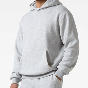 Vente en gros – Nouveaux sweats à capuche 100 % coton pour hommes, respirants, design uni, broderie de logo personnalisée, motif uni, polaire d'hiver, séchage rapide - Product Image 3