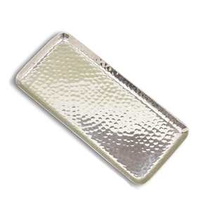 Luxury Serving <b>Trays</b> Vintage Finish <b>Mirror</b> Polish & Hammered Design Stainless Steel Serving <b>Tray</b> For Table Storage Organizer - Product Image 1