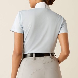 Chemise de compétition équestre de haute qualité, extensible dans 4 directions, en tissu technique doux au toucher, idéale pour la compétition et les spectacles. - Product Image 5