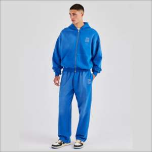 Survêtements en molleton pour hommes IOTA SPORTS, meilleure qualité, logo personnalisé, coupe ample, fermeture éclair, fabriqués pour hommes - Product Image 4